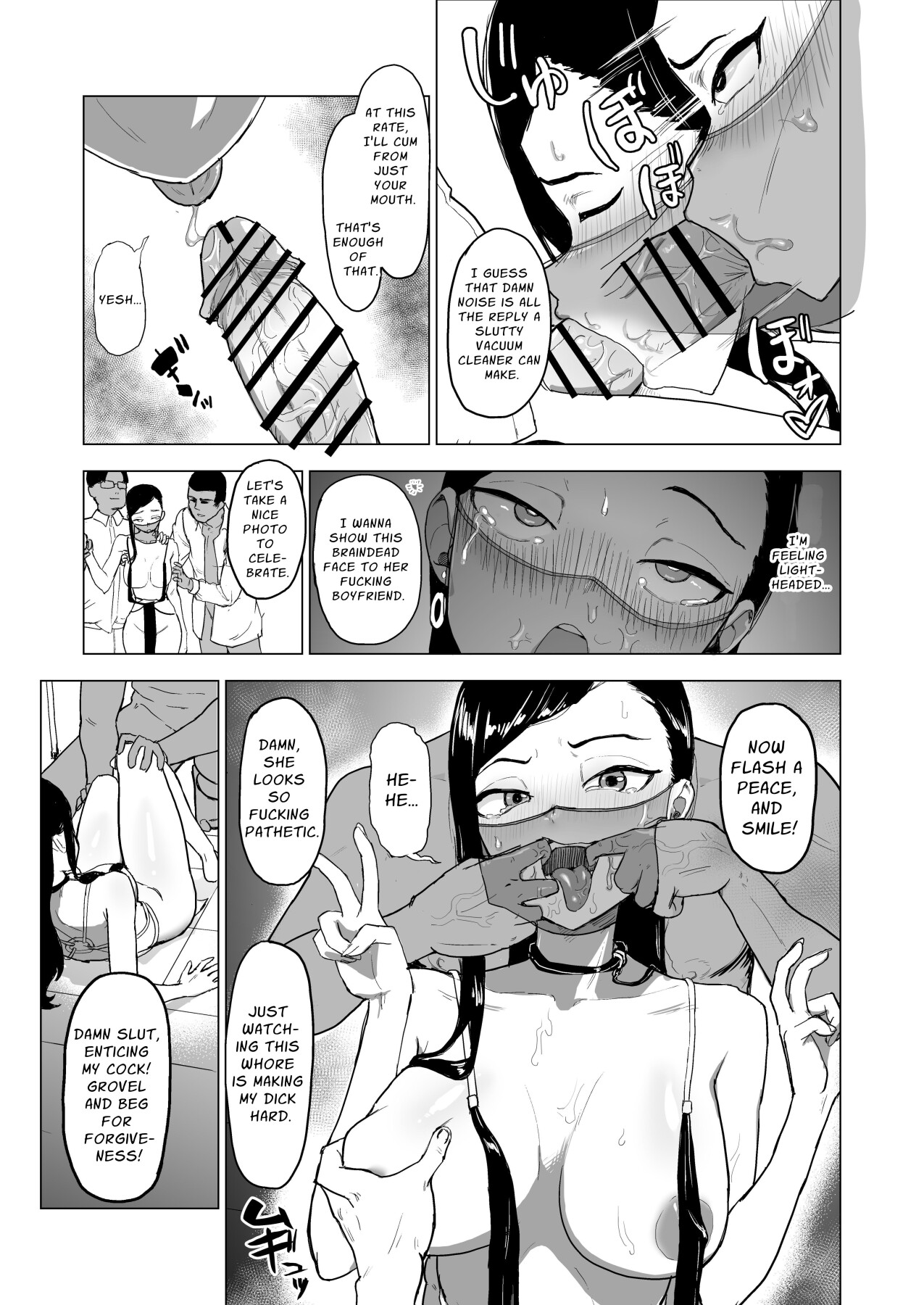Hentai Manga Comic-Let's Make Our Brother's Girlfriend Do Some Masochistic Play-Read-33